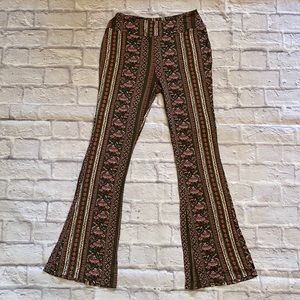 Bohemian flare pants